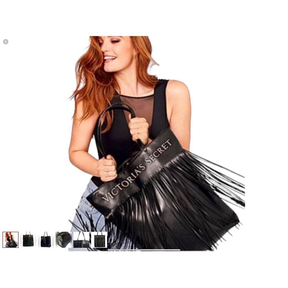 NWT Victoria Secret Black Tote Bag